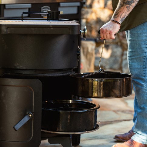 Коптильня Oklahoma Joe's Drum Bronco 2.0 (черная) в Челябинске